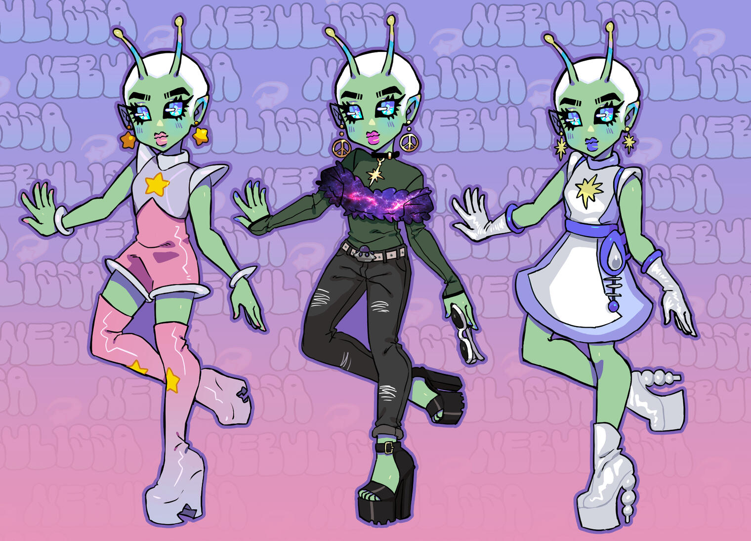 Nebulissa Alien Fan Original Character