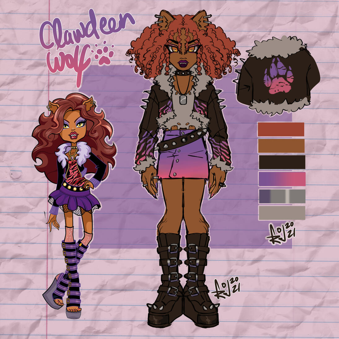 Monster high Character redesign