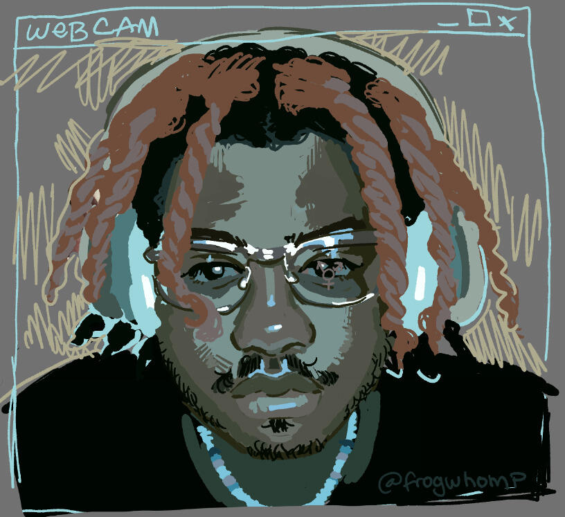 "Webcam View" Digital illustration