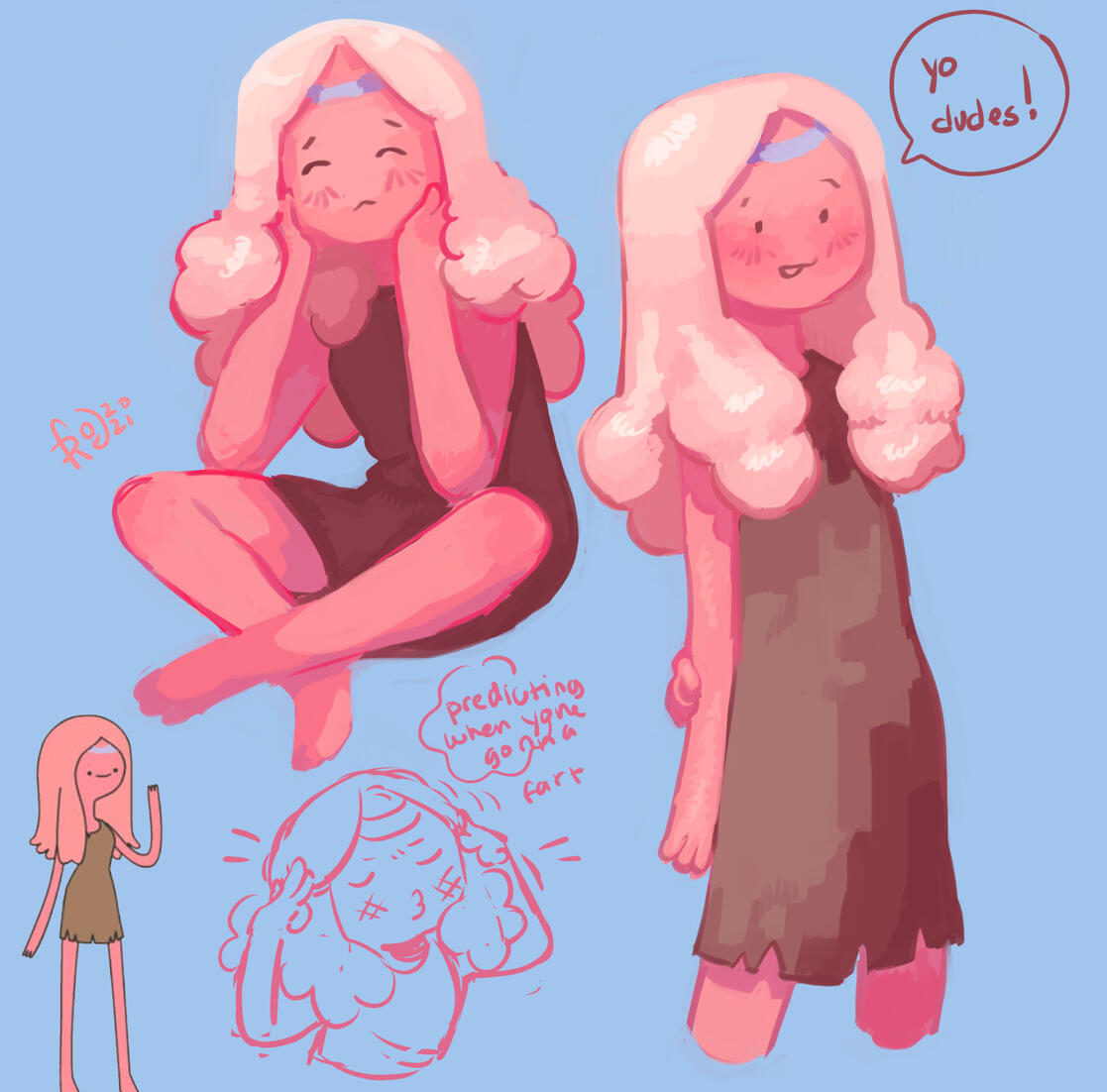 Adventure time inspired character