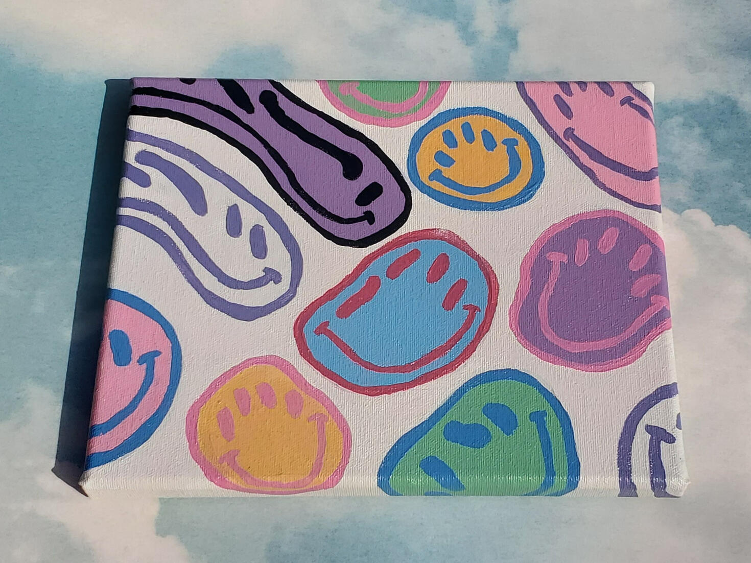 "smiles" acrylic on canvas