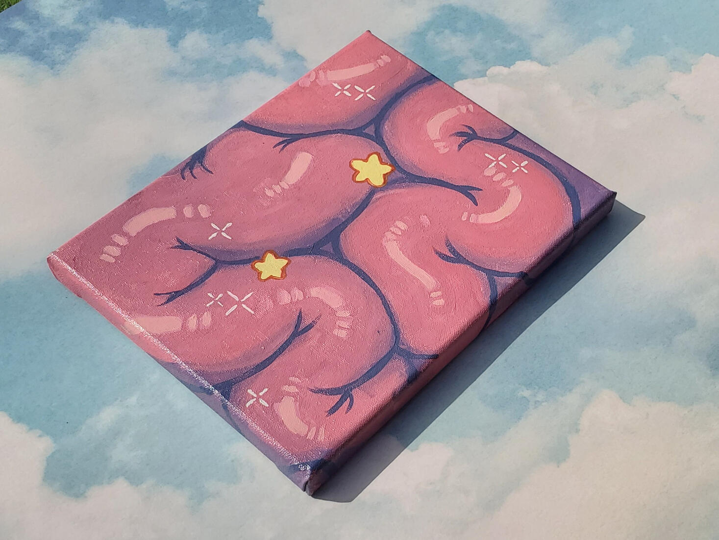 &quot;guts&quot; acrylic on canvas